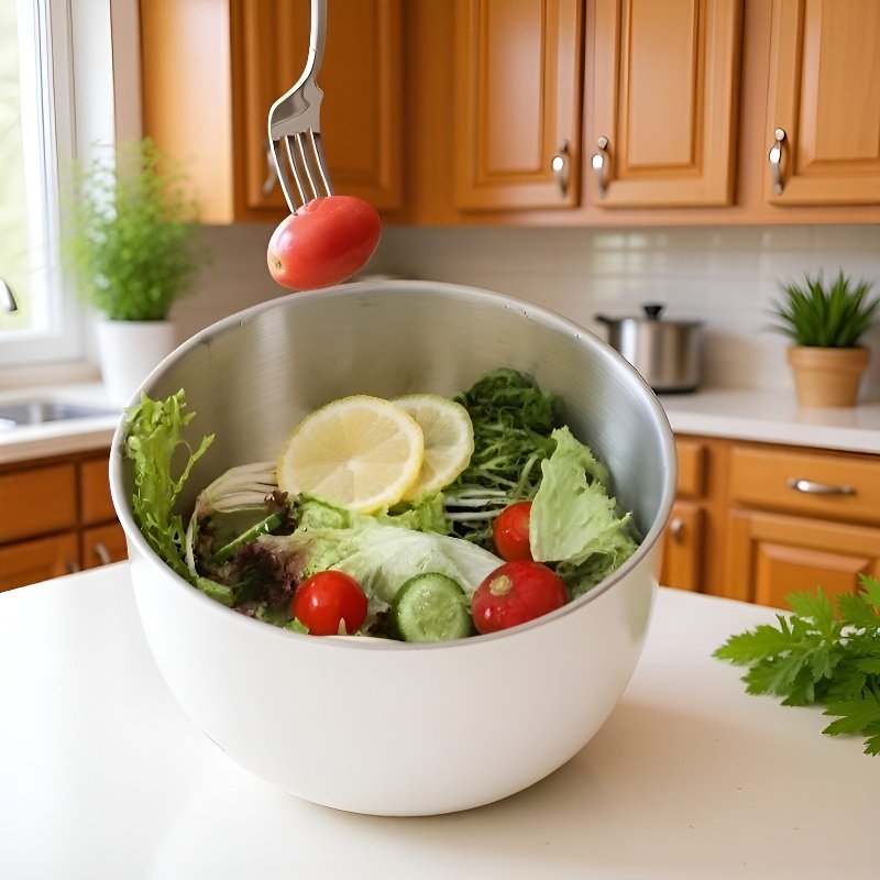 Tazón mezclador de acero inoxidable