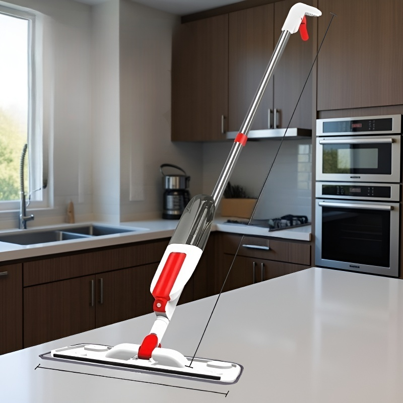 Mopa perezosa giratoria con spray para limpieza doméstica
