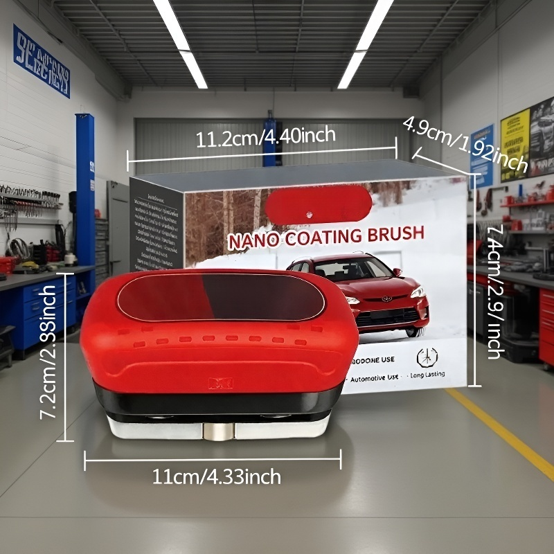 오염 제거 및 발수, 온화한 차량 유리창 청소 브러시