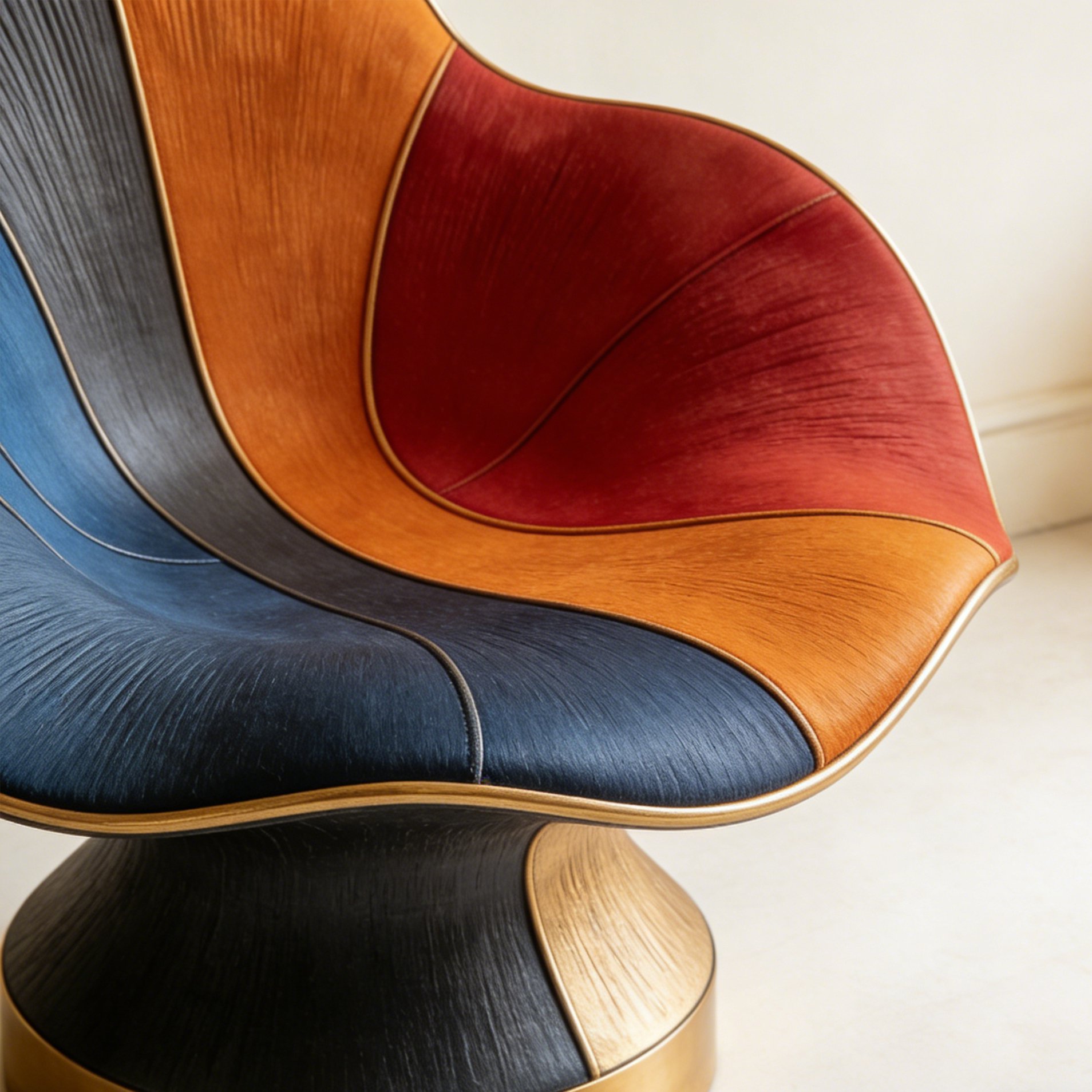  เก้าอี้ดีไซน์กลีบดอกไม้