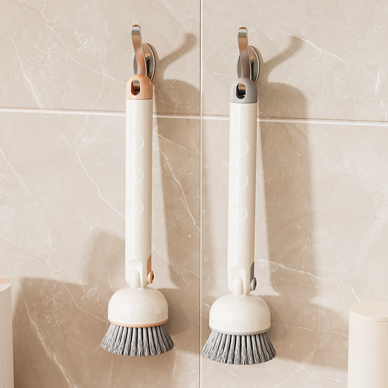 Cepillo de mango largo para lavar ollas de cocina doméstica 