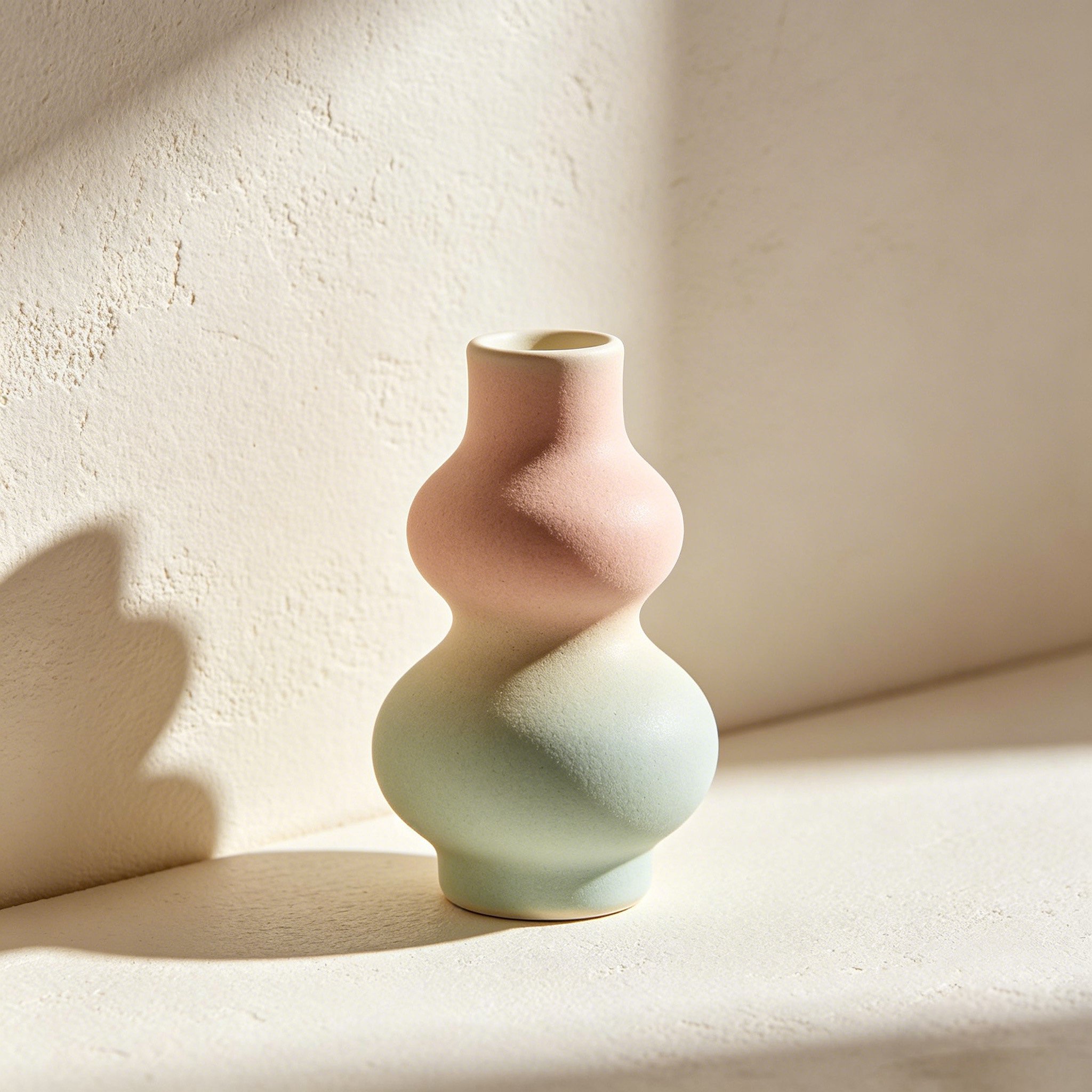 Ręcznie malowane ceramiczne wazony (2 sztuki)