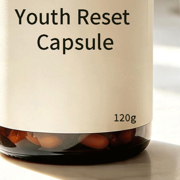 Close-up of Youth Reset Capsule pills