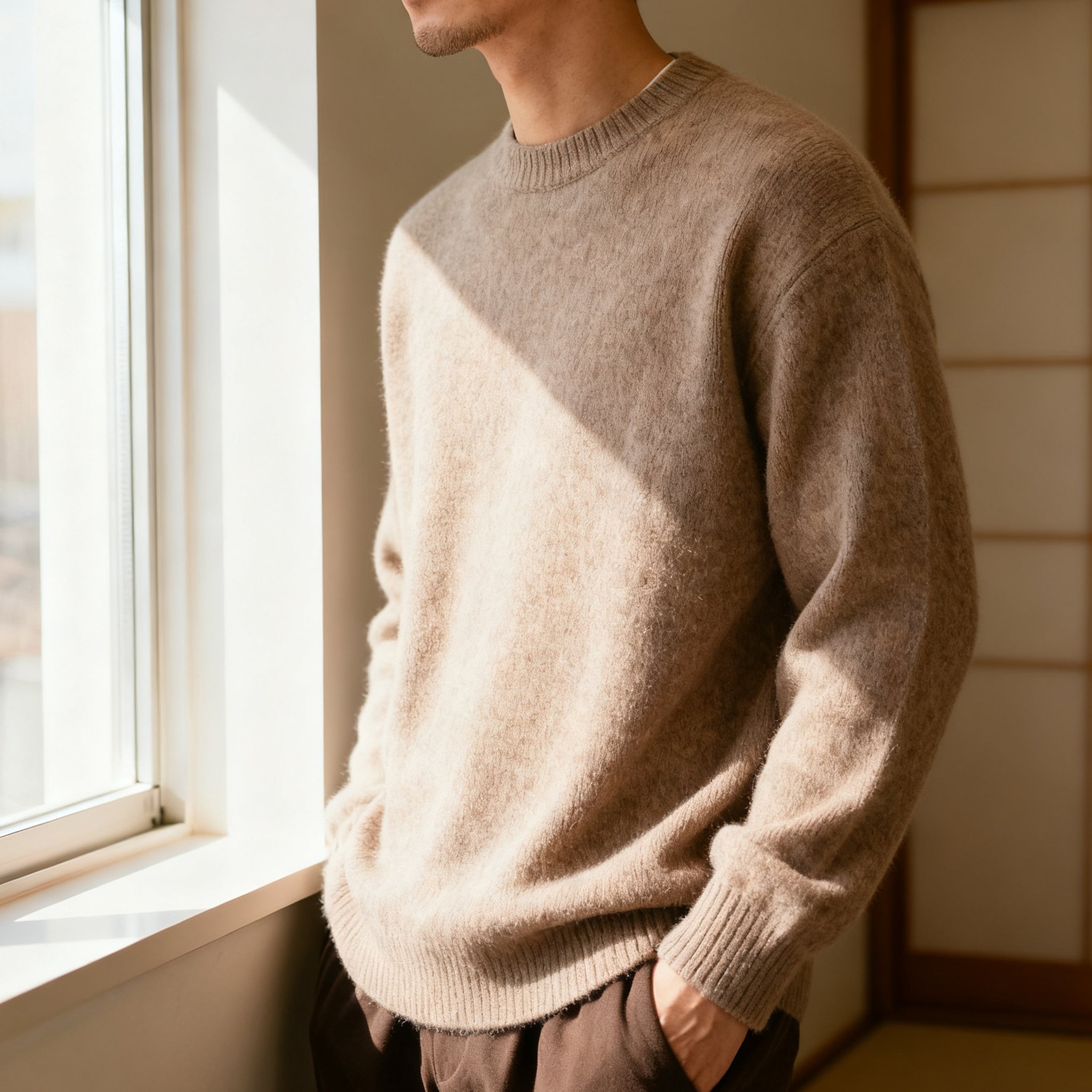  ファッションメンズクルーネックセーター