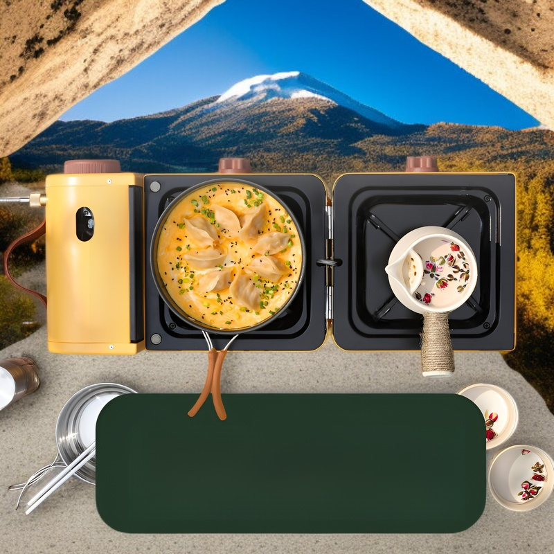 Quick Storage Backpack Stove, Minimalist Design Multi-Purpose Camping Essential