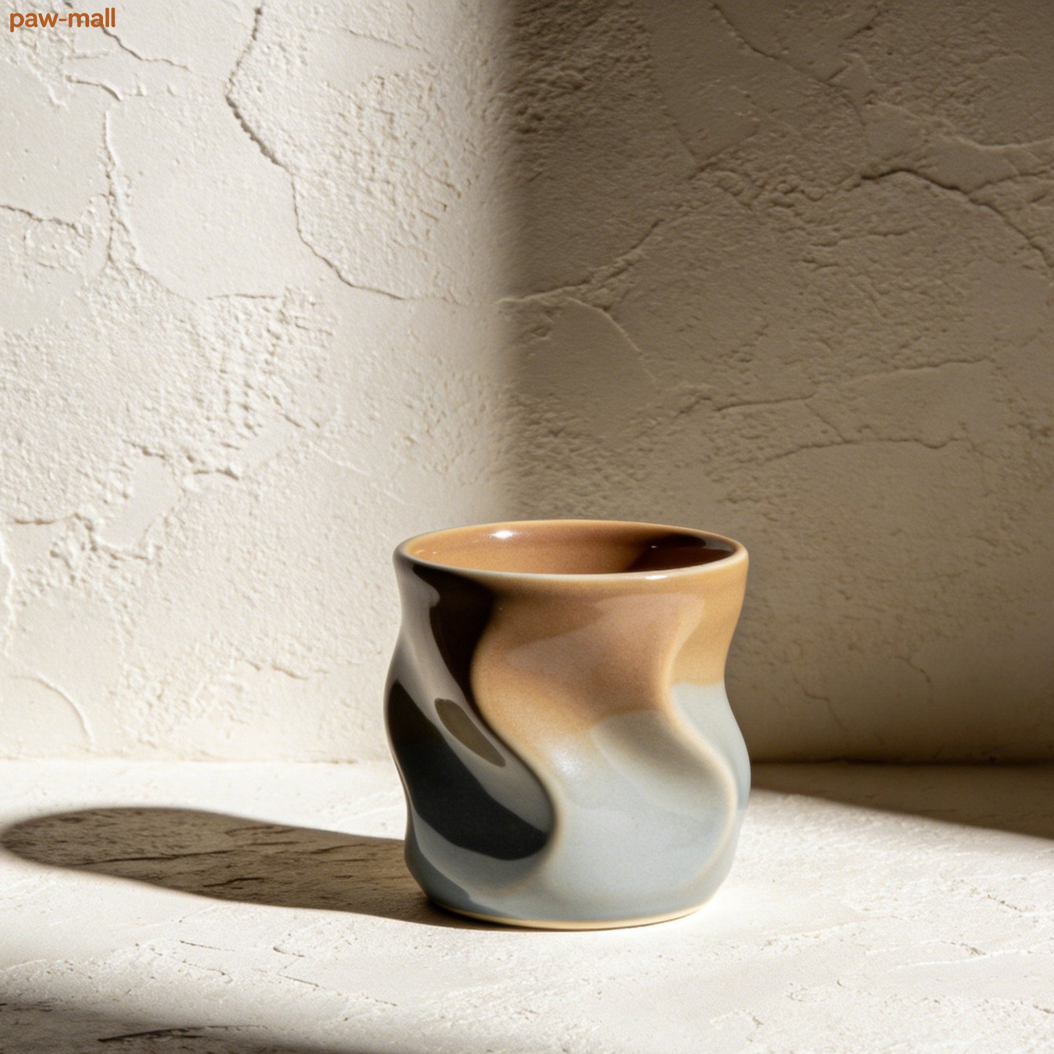 High-quality ceramic mug with ergonomic handle