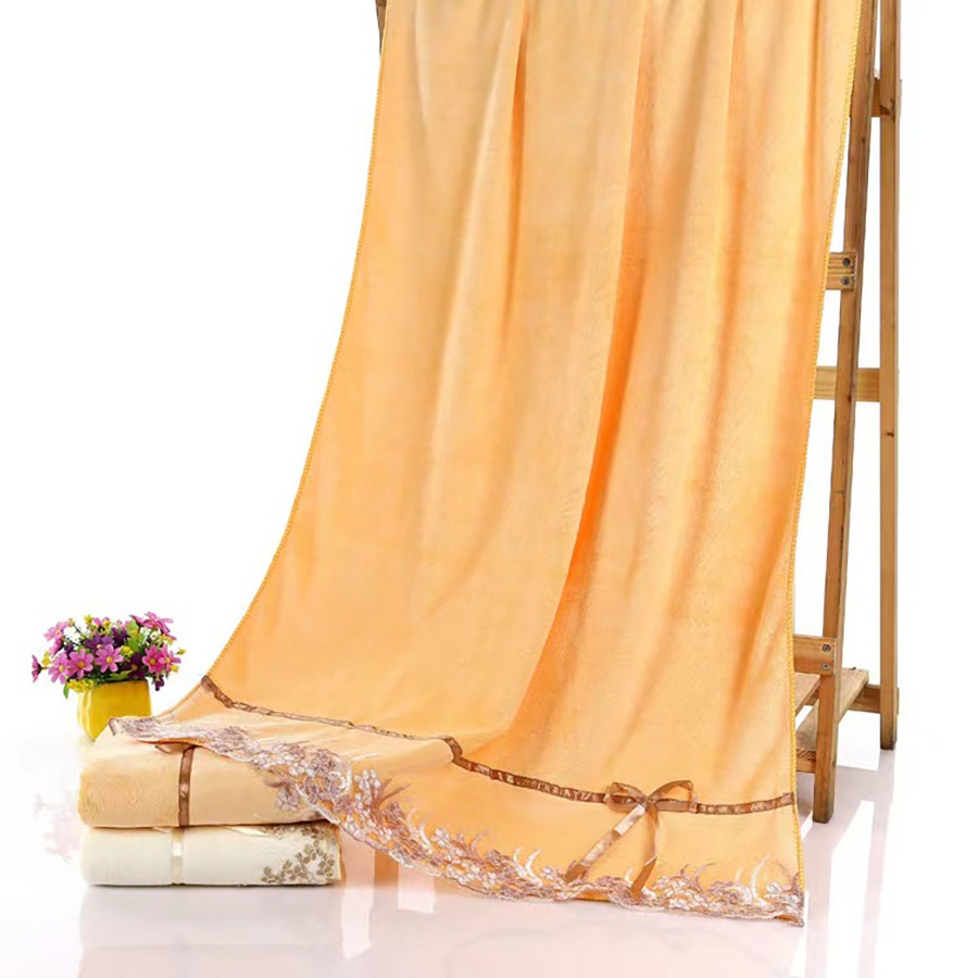Soft Absorbent Embroidered Towel Set