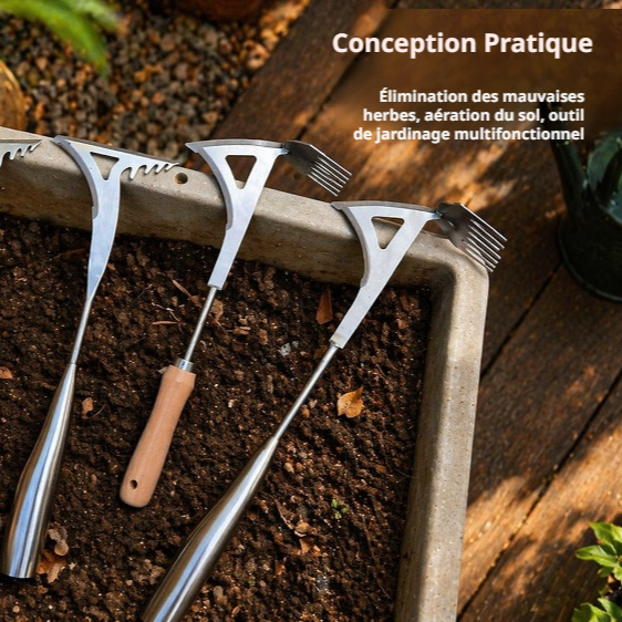 Couteau coupe-herbe pour désherbage