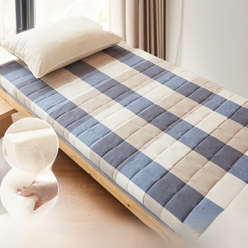 기숙사 싱글 매트리스 가정용 면 소프트 매트리스 커버 요 다다미 침대 침실 매트리스 매트리스 싱글 매트리스