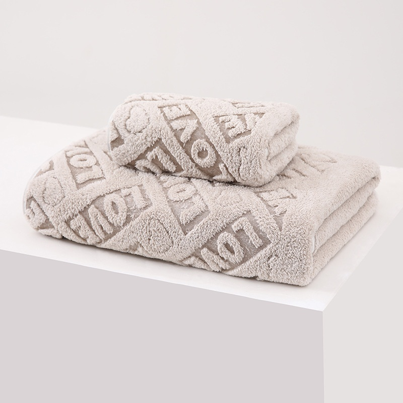 Coral fleece bath towel