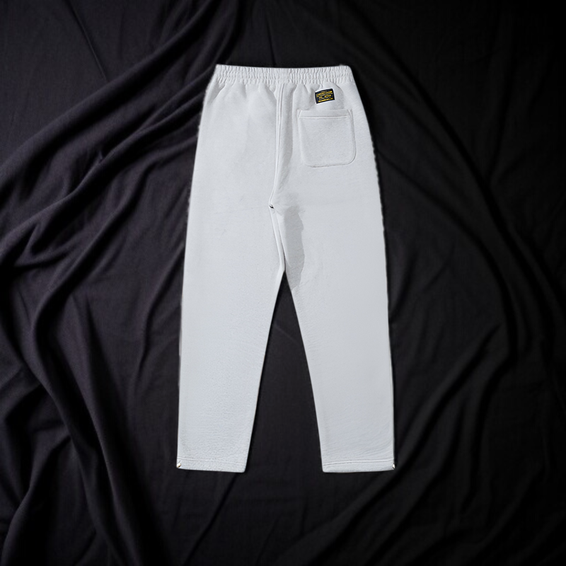 重厚360g裏起毛ストレートパンツ 男女兼用 ベーシック無地 厚手スポーツカジュアルロングパンツ