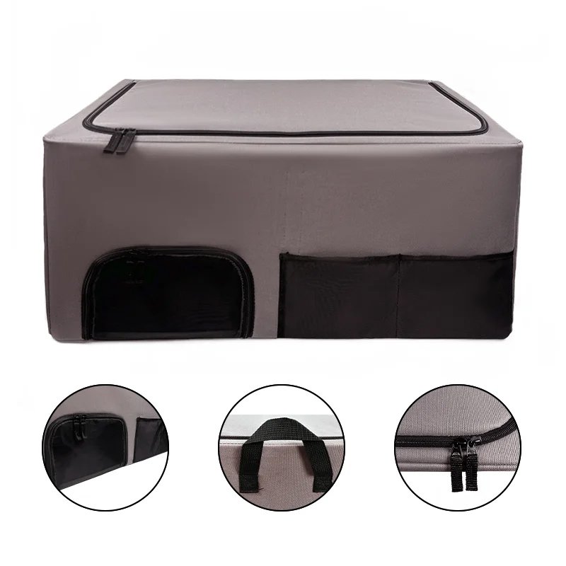 Car storage box with large capacity and foldable