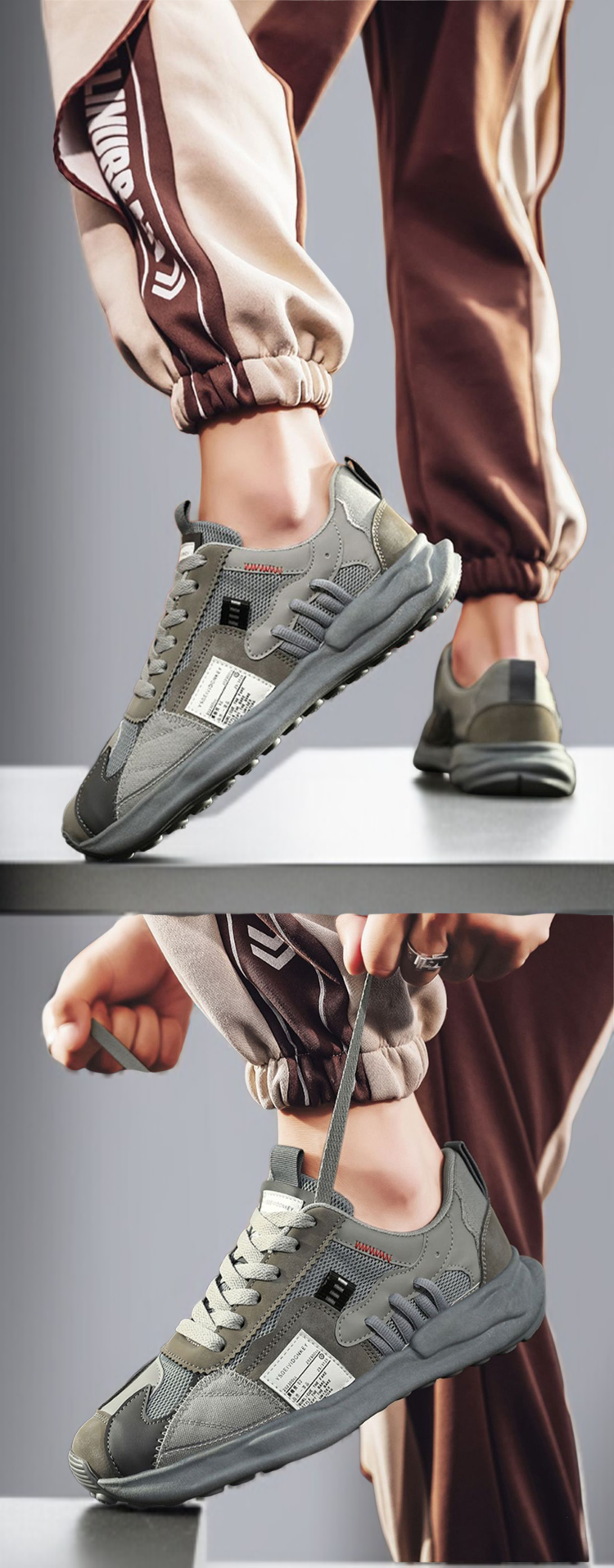 통풍 메쉬 소재 러닝화