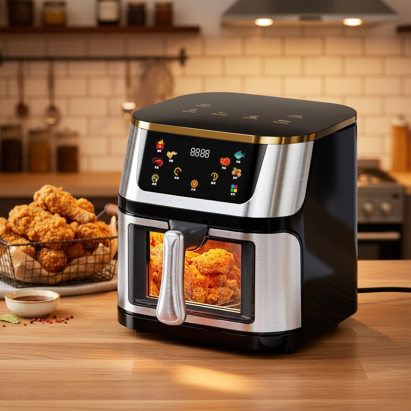Intelligenter Airfryer mit großer Kapazität und Touchscreen