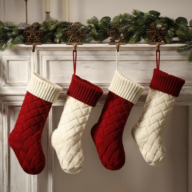 성탄절 양말 사탕 선물백 장식품