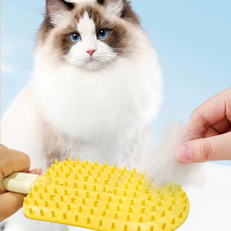 中毛猫用ミディアムサイズ洗浄可能マッサージャー