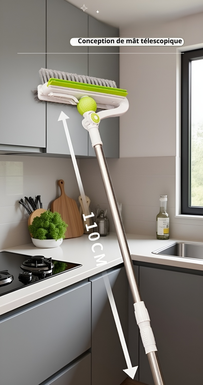 Brosse ménage multifonction en silicone