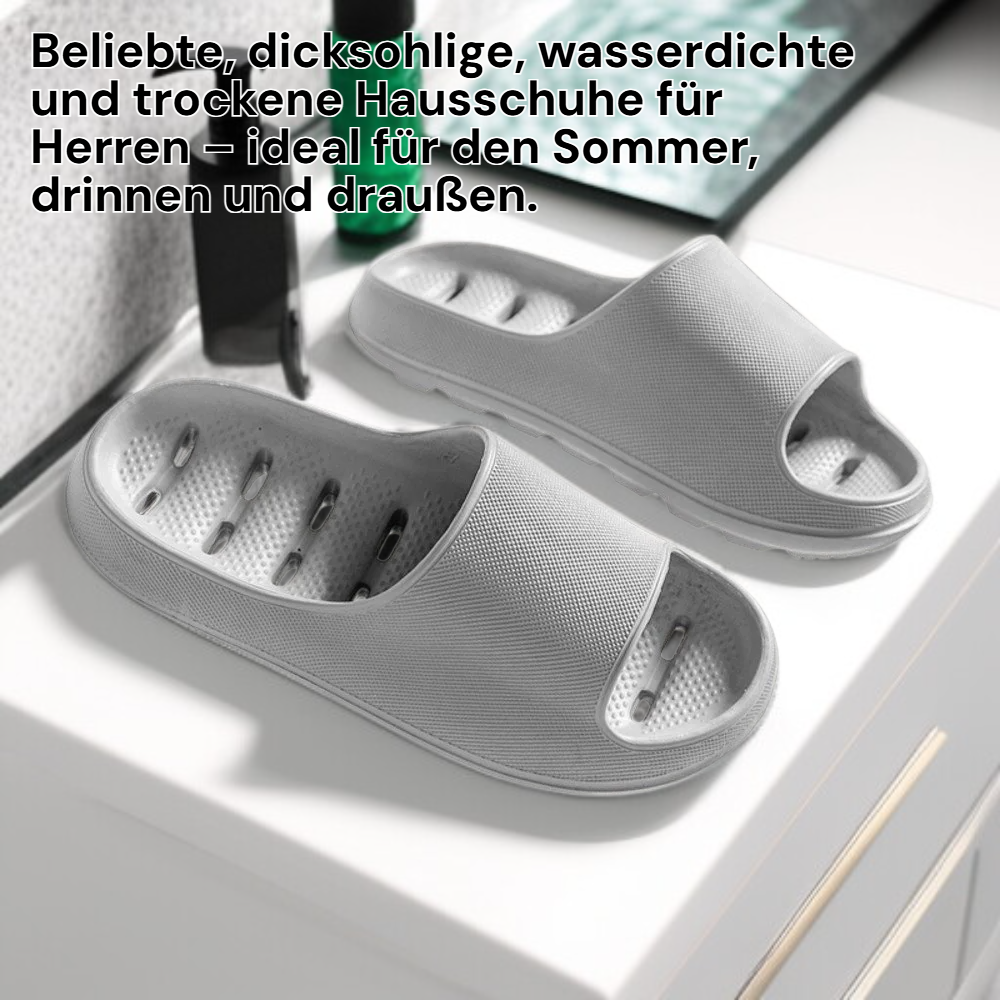 Wasserdichte Duschhausschuhe mit Löchern