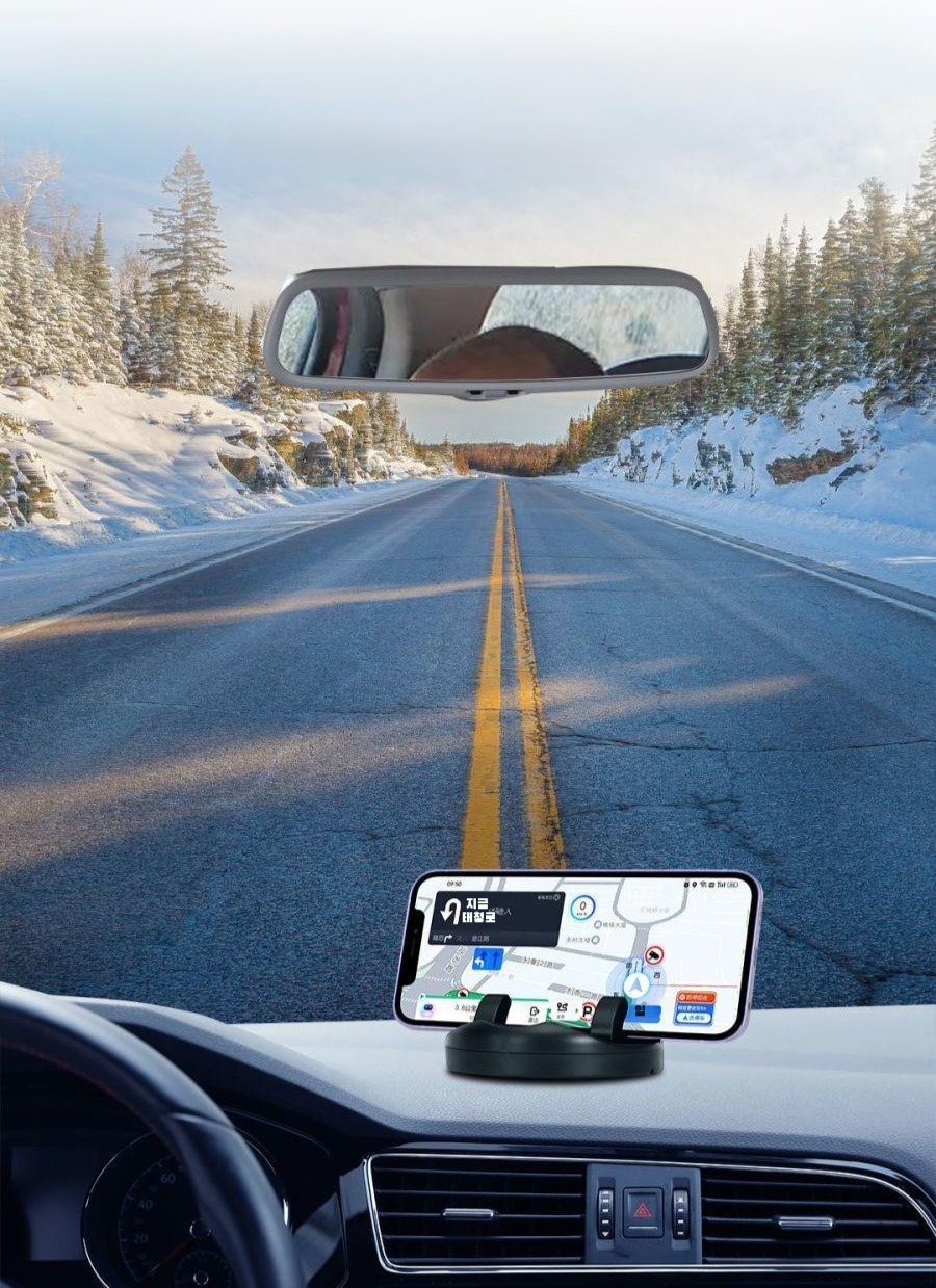 임시주차 시 편리한 디지털 번호판 차량용 거치대