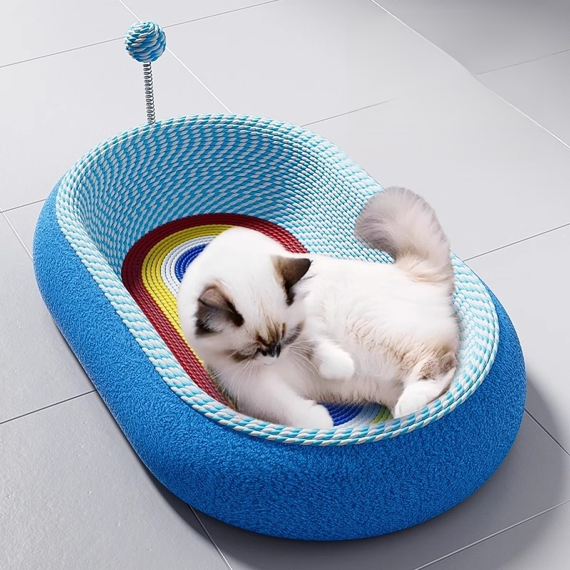 Cat Multi-Purpose Scratching Bed Set