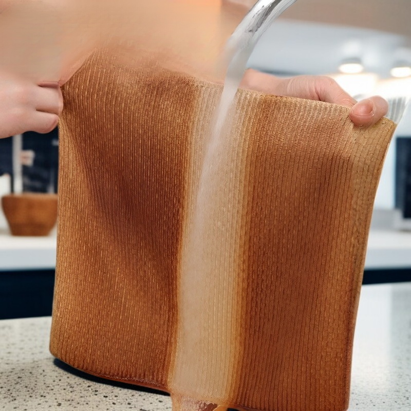 Paño de cocina grueso y duradero, gran absorción de aceite, fácil de lavar, no pierde fibras