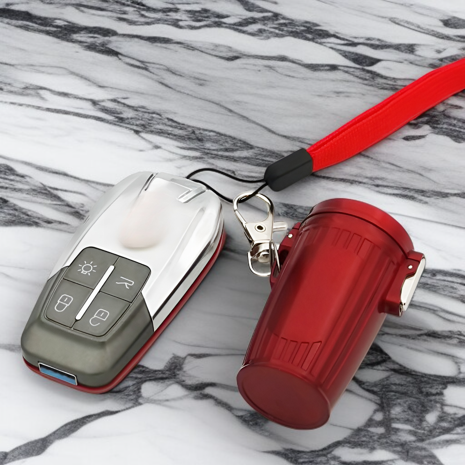 隨身便攜式帶蓋迷你密封煙灰缸