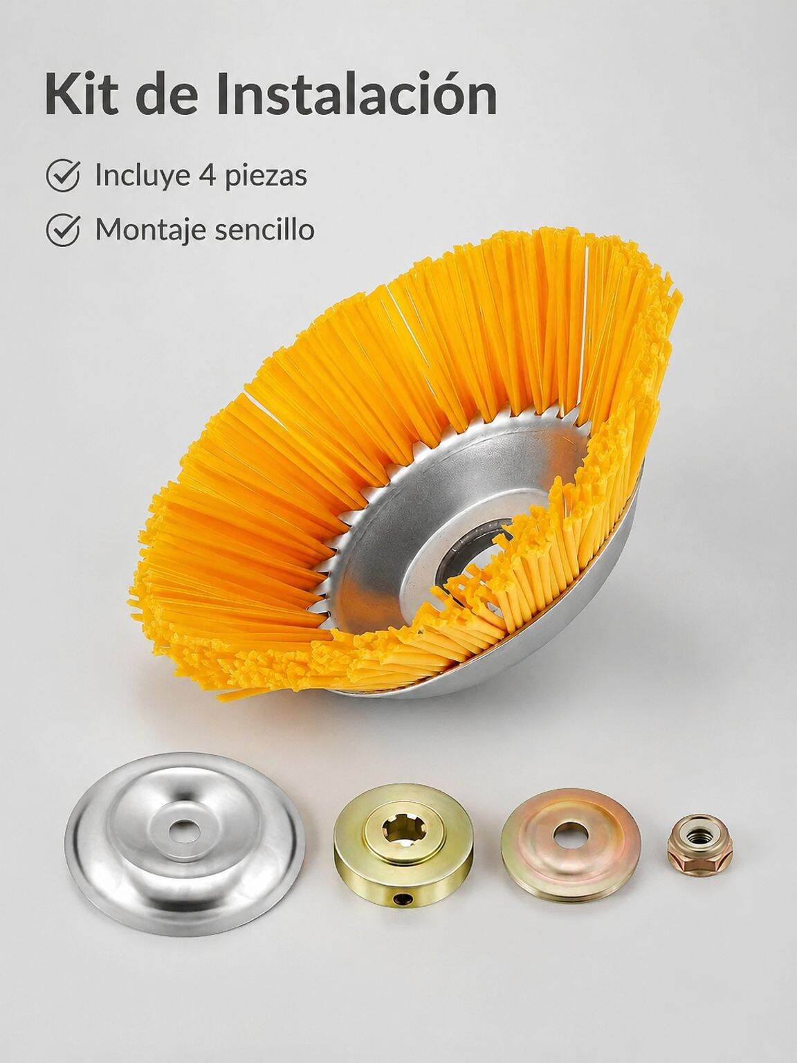 Cabezal desbrozador de hilo de nylon para cortacésped, accesorio para desbrozadora
