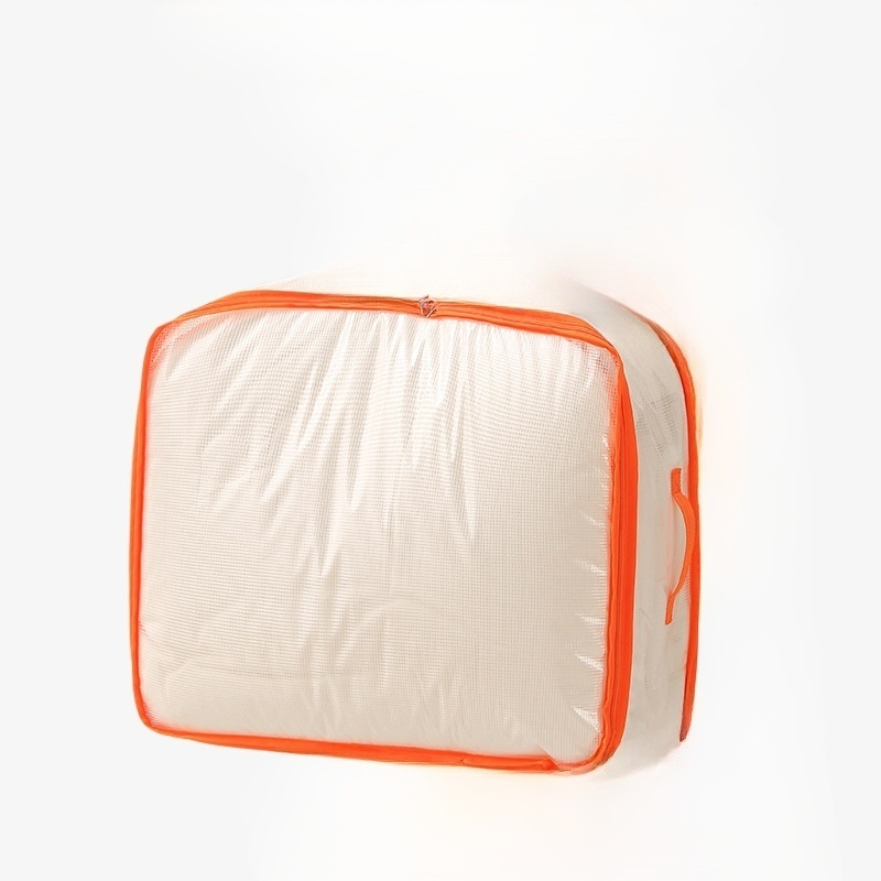 Home Portable Large Capacity Visual Transparent Clip Mesh Clothes Organizer