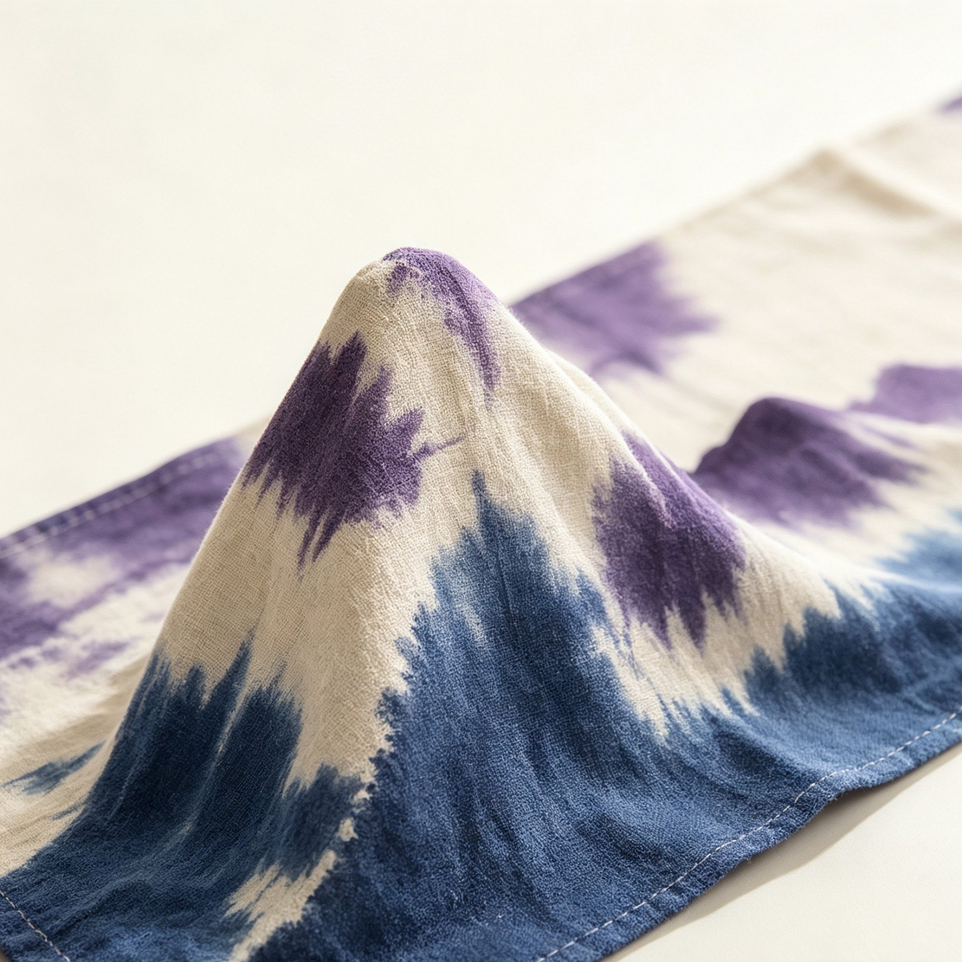 Landscape Tie-Dye Fabric Table Runner