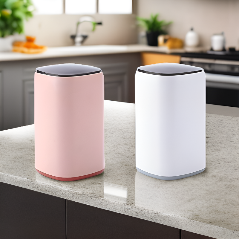 Push-button premium dental floss box