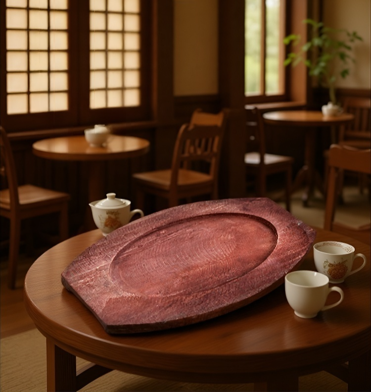 均一に加熱される楕円形鉄板焼き鍋