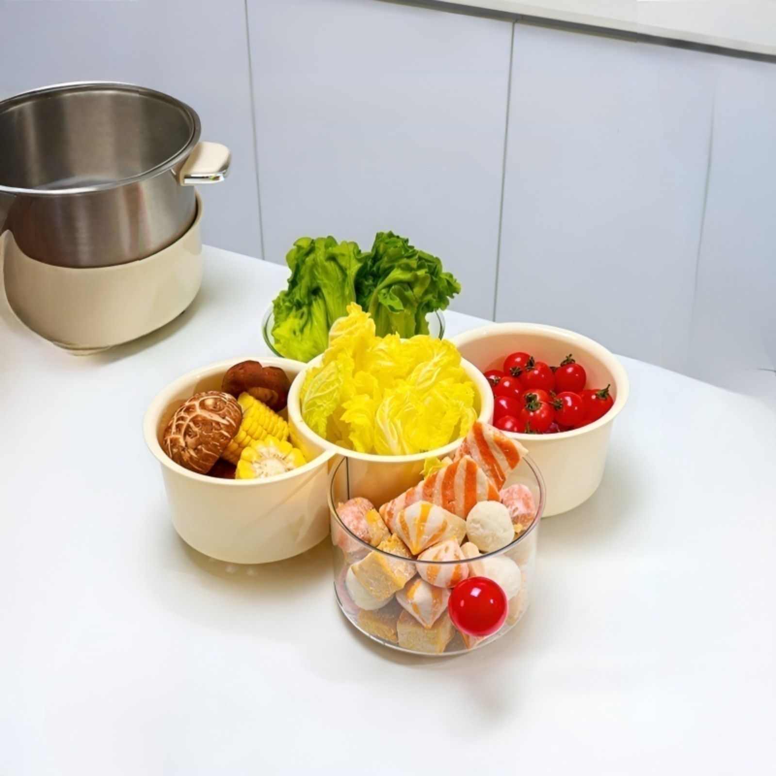 Mehrkapazität drehbares Abtropfgestell