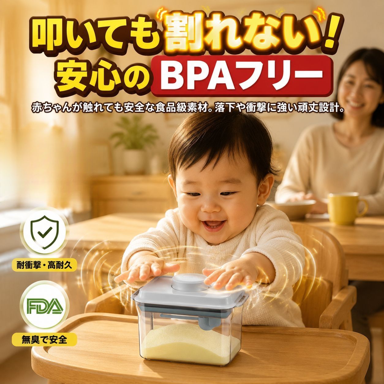 乳幼児用ミルク保存ボトル 携帯ミルクケース 防湿防カビ