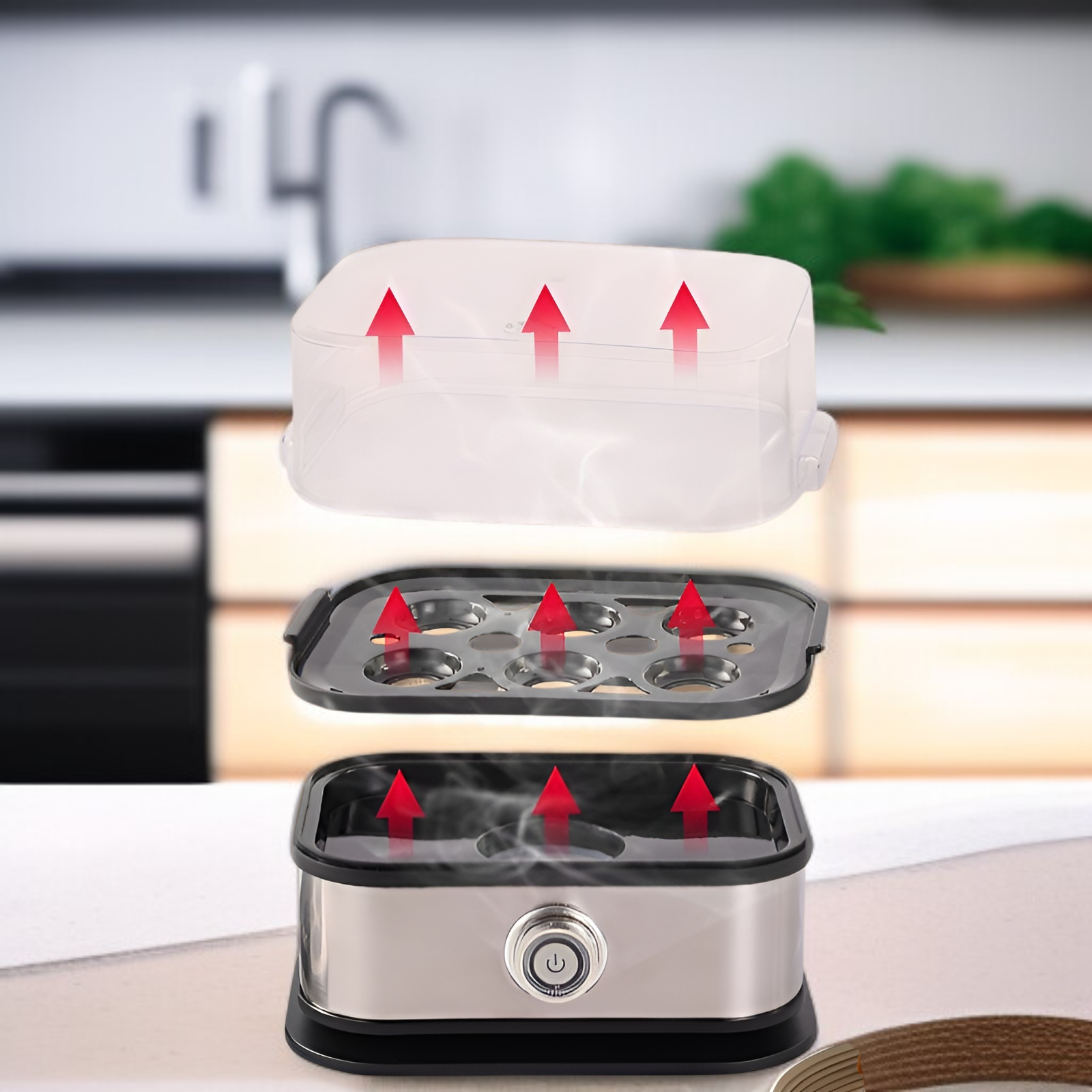 계란 찜기로 빠르고 간편하게 요리