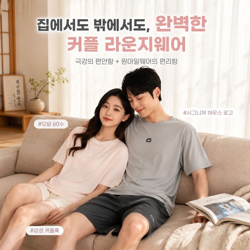 여름 커플용 얇은 모달 반팔 파자마, 브라 패드 포함, 라운드 넥, 단색