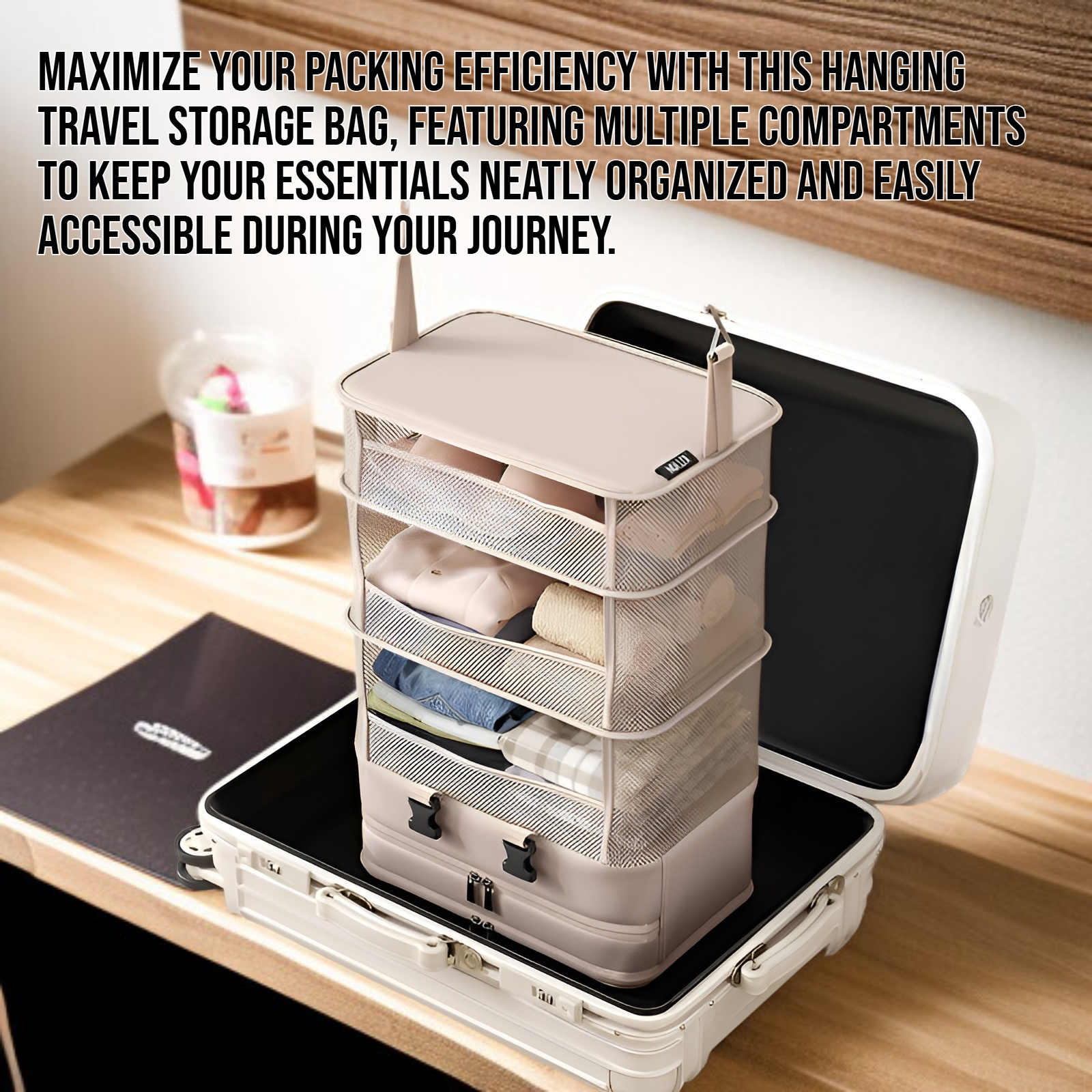 Hanging travel storage bag