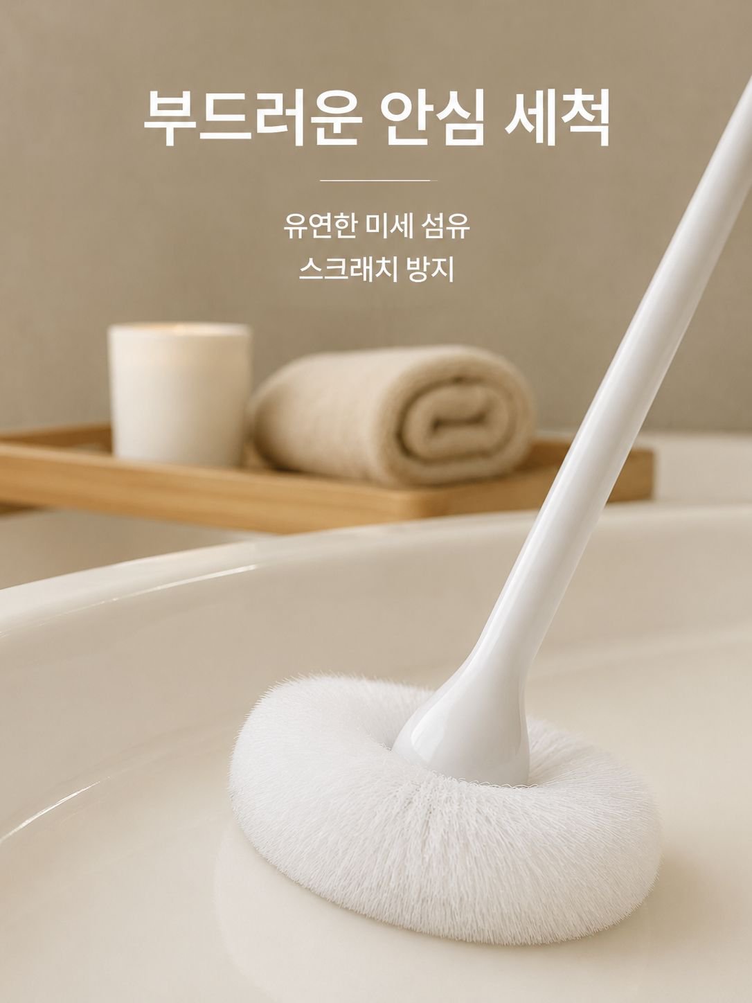 욕실 구름 청소 브러쉬
