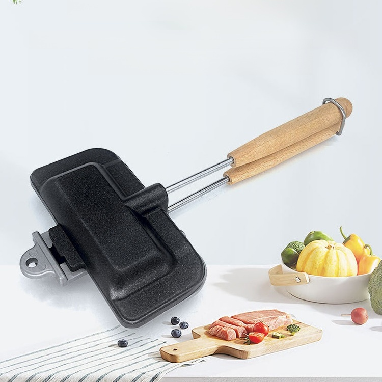 Double-sided coated frying pan mold