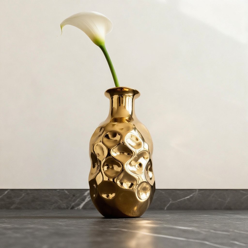 ชุดแจกันตกแต่งสไตล์หรูหราจำนวน 2 ชิ้น