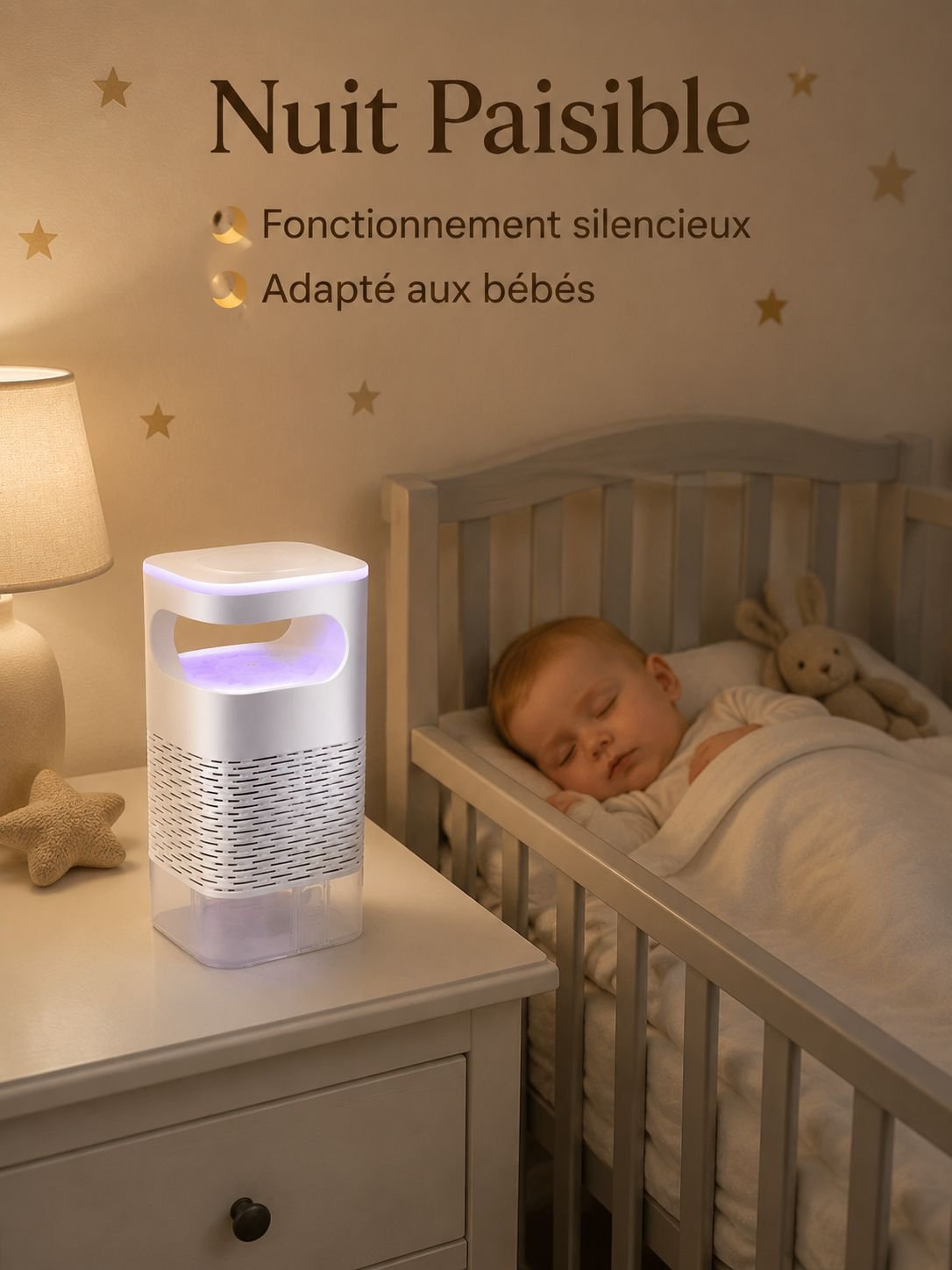 Piège à moustiques photocatalytique silencieux sans rayonnement