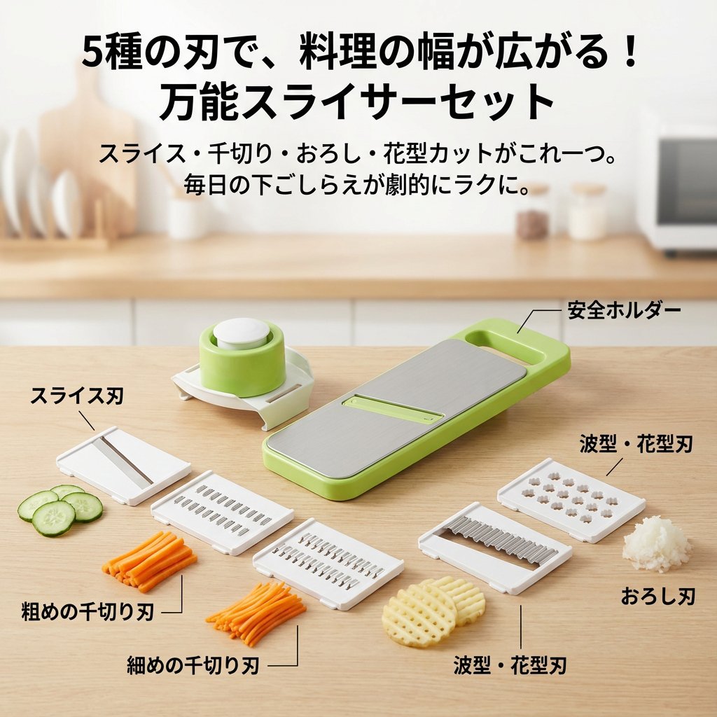 ステンレス多機能スライサー