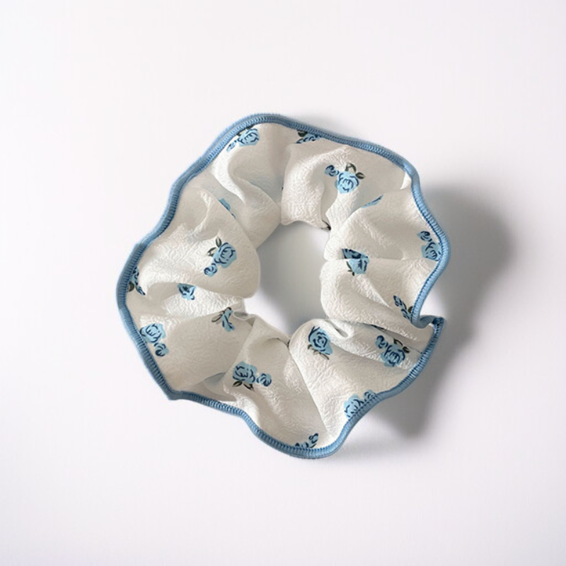 舒適不傷髮包邊大腸髮圈