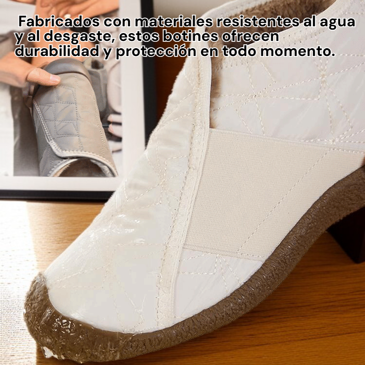 Botines de nieve antideslizantes con forro polar