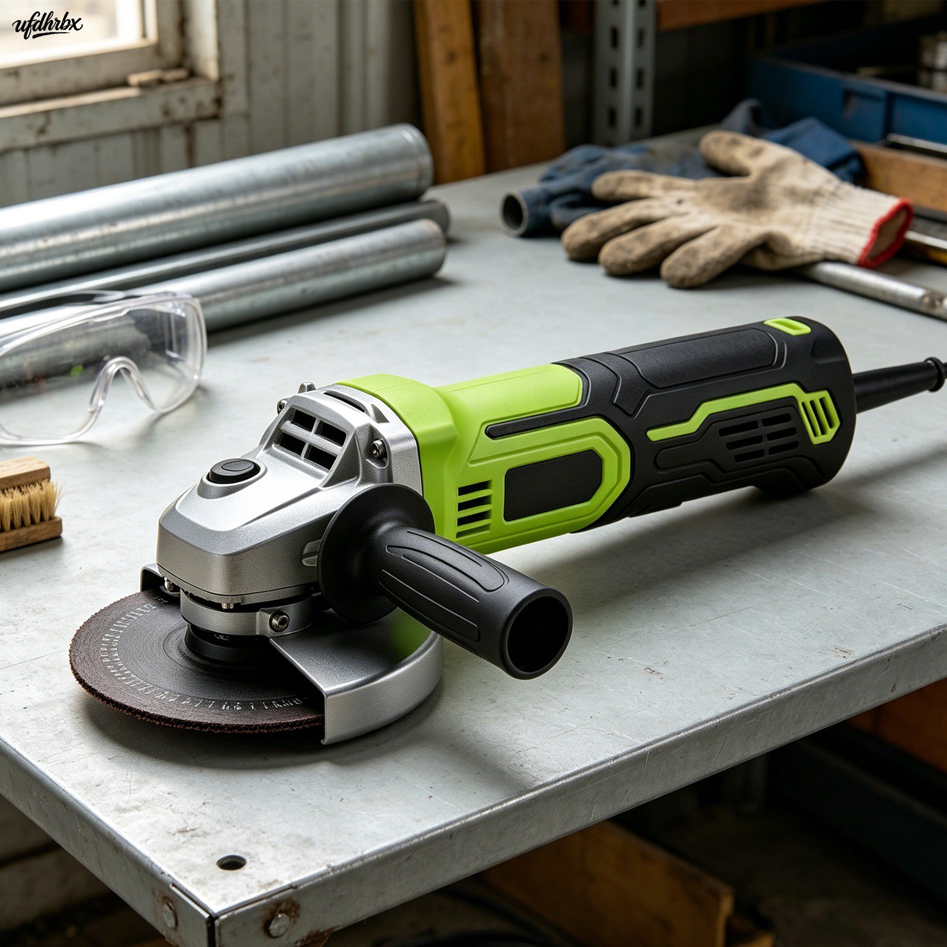 Flachschleifer in moderner Werkstatt