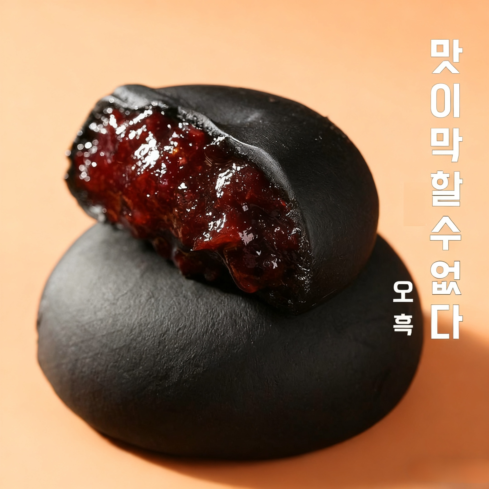 흑양자색쌀떡 스낵 무첨가 자당 잡곡 대용