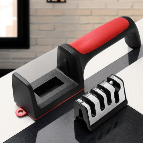  휴대용 3단계 칼 숫돌 다이아몬드 칼갈이