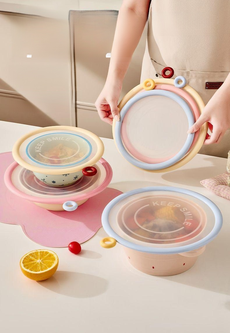 신선도 유지에 효과적인 실리콘 밀폐용 뚜껑