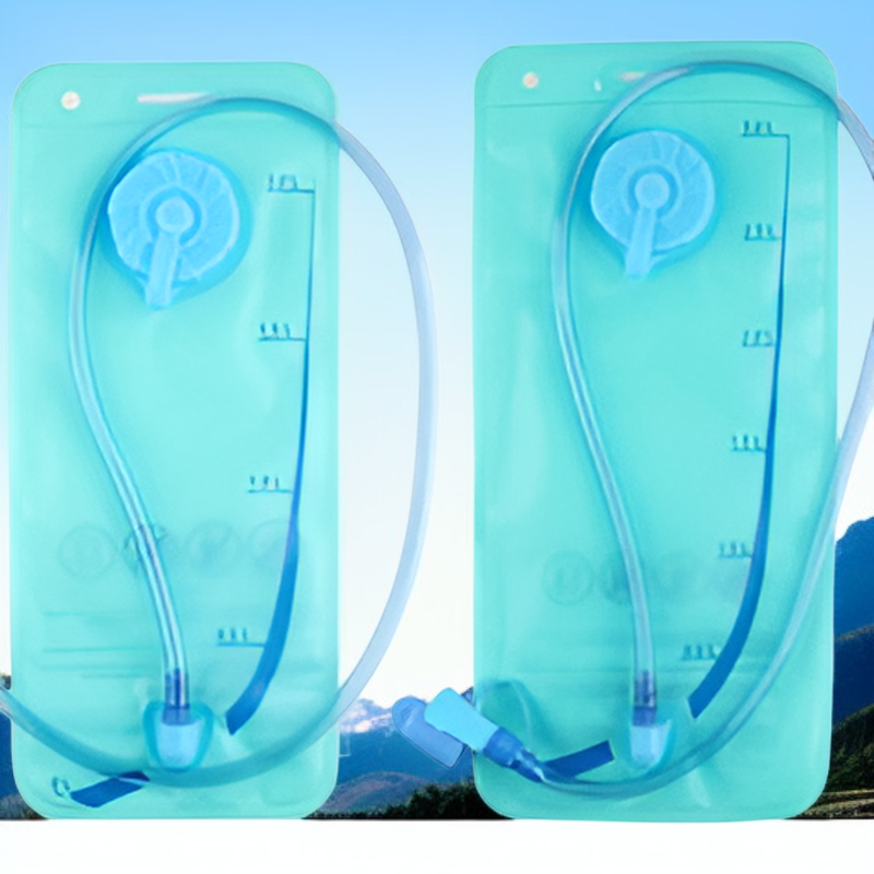 Bolsa de agua deportiva para exteriores, plegable y sin sabor, fácil de transportar