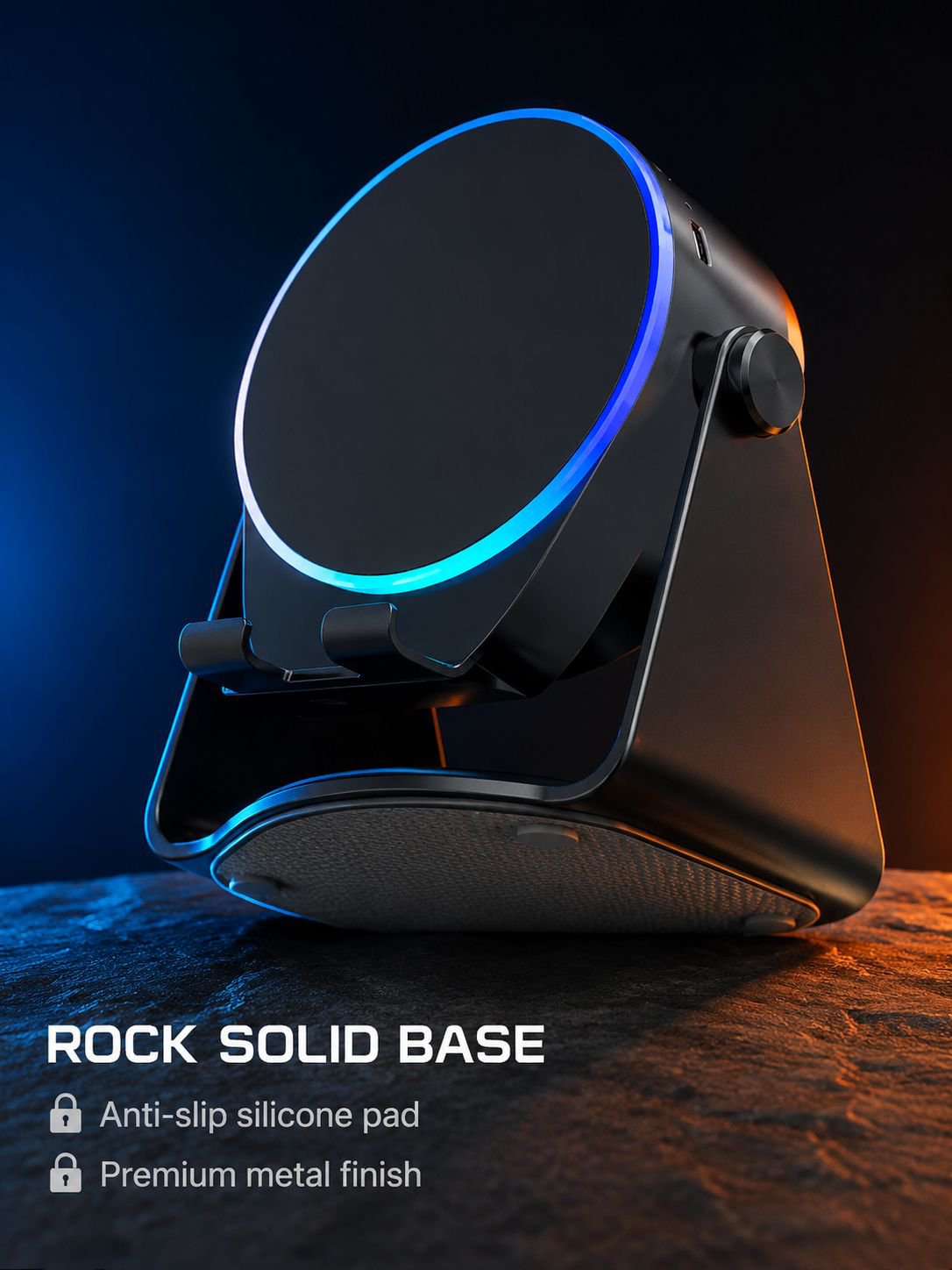 Magnetic Instant-Connect Bluetooth Speaker Stand