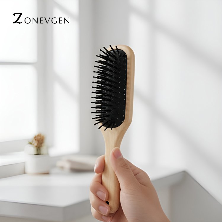 에어백 구조가 돋보이는 두피 마사지 빗